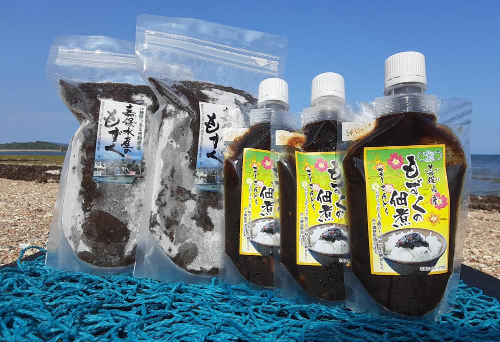 Bセット もずく(500g)×2、佃煮(150g)×3