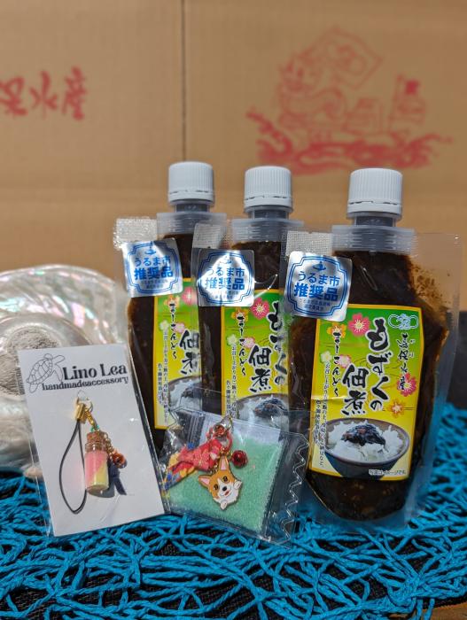 Dセット(佃煮×3個、お守り×2個)(常温お届け)