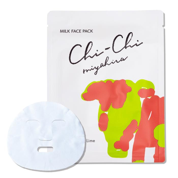 Chi-Chi ミルクフェイスパック | シークヮーサー&ライムの香り | 25ml