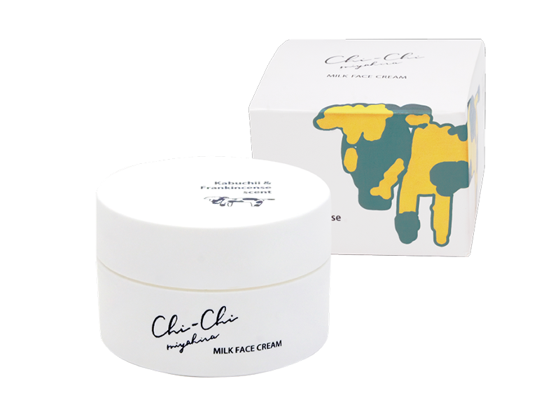 Chi-Chi ミルクフェイスクリーム | カーブチー&フランキンセンスの香り | 30g